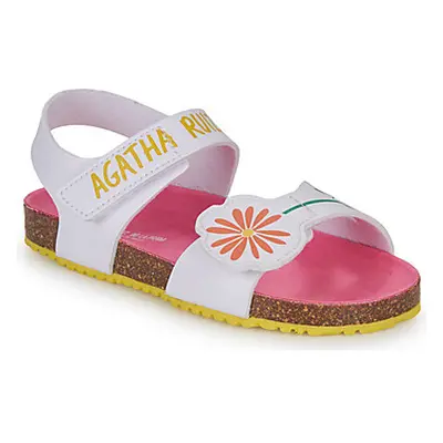 Agatha Ruiz de la Prada BIO girls's Children's Sandals in White