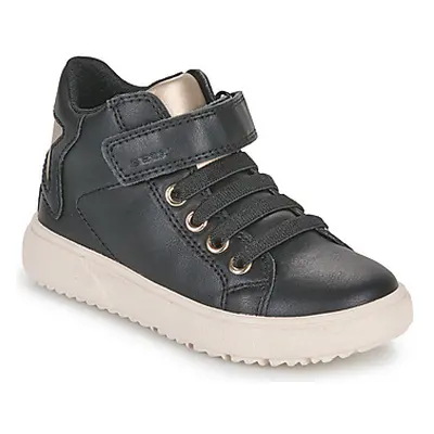 Geox J THELEVEN GIRL E girls's Children's Shoes (High-top Trainers) in Black