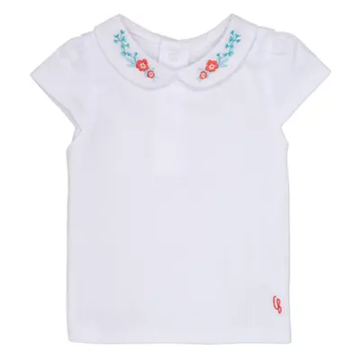 Carrément Beau MAYVE girls's Children's T shirt in White