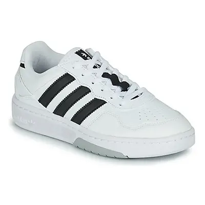 Adidas COURT REFIT J girls's Children's Shoes (Trainers) in White