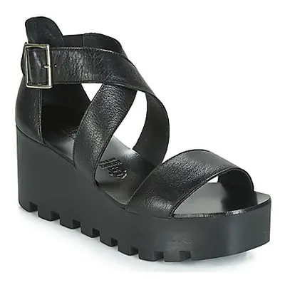 Sweet Lemon SUBWAY women's Sandals in Black