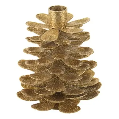 Bizzotto P.CANDELA 1P PINEAL ORO H14 's Christmas decorations in Gold