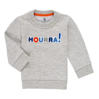 Petit Bateau TERRI boys's Children's sweatshirt in Grey