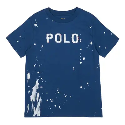 Polo Ralph Lauren GRAPHIC TEE2-KNIT SHIRTS-T-SHIRT boys's Children's T shirt in Marine