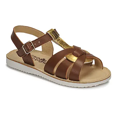 Citrouille et Compagnie MINOTTE girls's Children's Sandals in Brown