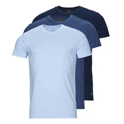 Polo Ralph Lauren 3 PACK CREW UNDERSHIRT men's T shirt in Blue