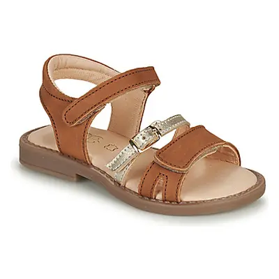 GBB OLIVIANE girls's Children's Sandals in Brown