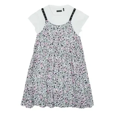 Ikks XS30182-19-C girls's Children's dress in Multicolour