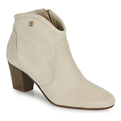 Betty London OISINE women's Low Ankle Boots in Beige