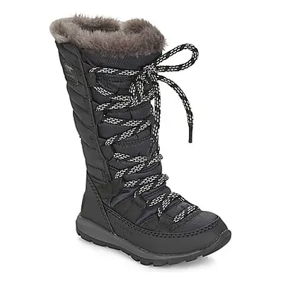 Sorel CHILDREN'S WHITNEY LACE boys's Children's Snow boots in Black