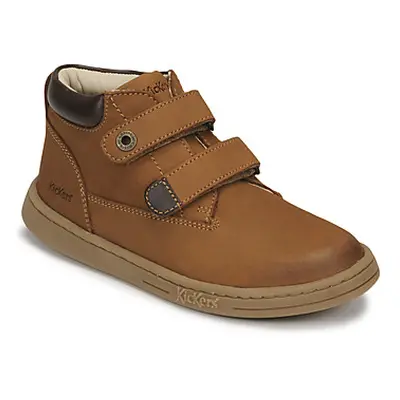 Kickers TACKEASY boys's Children's Mid Boots in Brown