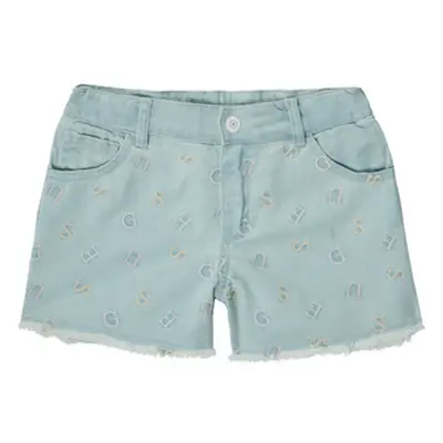 Guess IMAS girls's Children's shorts in Blue