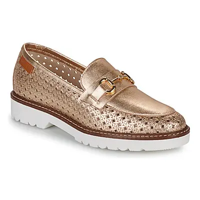 Betty London MARILYN women's Loafers / Casual Shoes in Gold