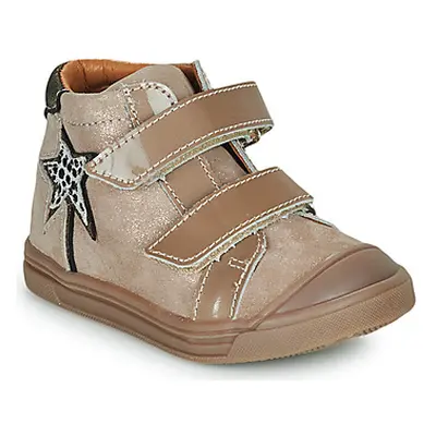 GBB LEMANA girls's Children's Shoes (High-top Trainers) in Beige