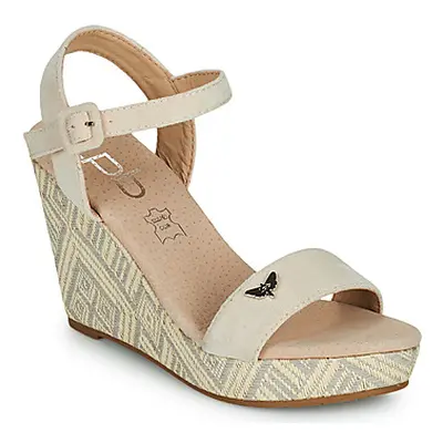 Les Petites Bombes DALA women's Mules / Casual Shoes in Beige