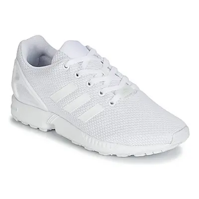 Adidas ZX FLUX J girls's Children's Shoes (Trainers) in White