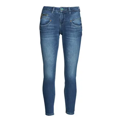 Freeman T.Porter ALEXA HIGH WAIST CROPPED SDM women's Skinny Jeans in Blue