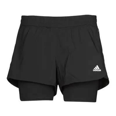 Adidas PACER 3S 2 IN 1 women's Shorts in Black