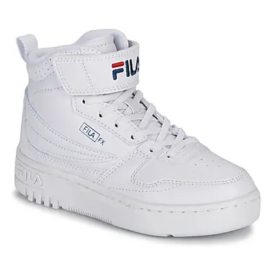 Fila FXVENTUNO VELCRO MID KIDS girls's Children's Shoes (High-top Trainers) in White