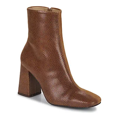 Fericelli HERCULE women's Low Ankle Boots in Brown