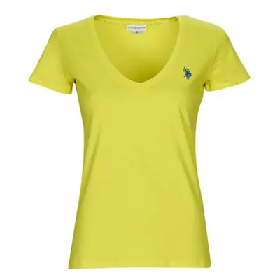 U.S Polo Assn. BELL women's T shirt in Yellow