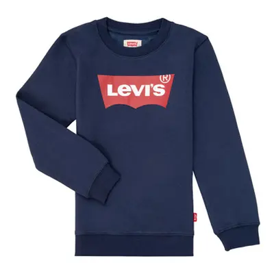 Levis BATWING CREWNECK boys's Children's sweatshirt in Blue