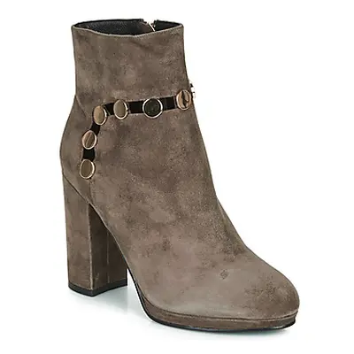 Café Noir JULIET women's Low Ankle Boots in Grey