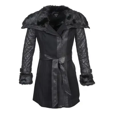 Morgan GEFROU women's Coat in Black