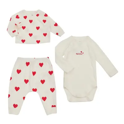 Petit Bateau FALLA girls's Sets & Outfits in White