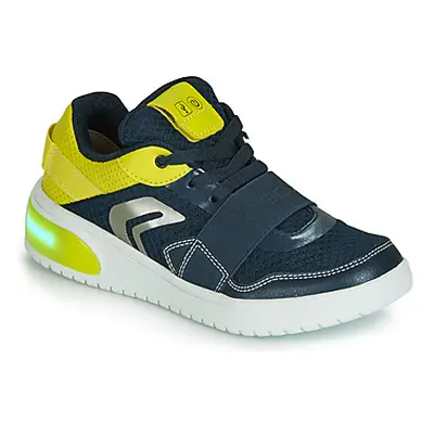 Geox J XLED BOY boys's Children's Shoes (Trainers) in Blue