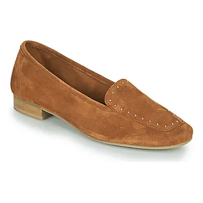 Betty London ORIETTE women's Loafers / Casual Shoes in Brown