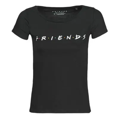 Yurban FRIENDS LOGO women's T shirt in Black