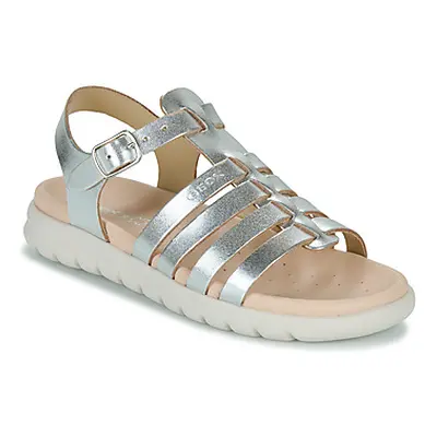 Geox J SANDAL SOLEIMA GIR girls's Children's Sandals in Silver