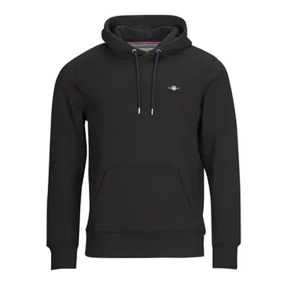 Gant REG SHIELD HOODIE men's Sweatshirt in Black