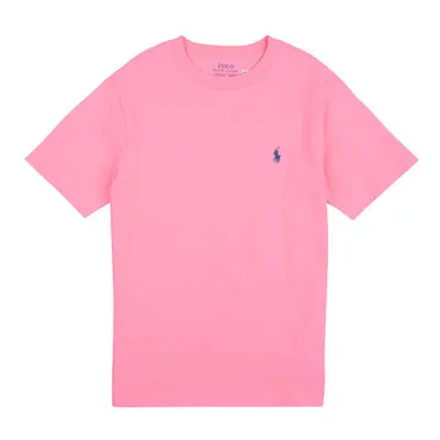 Polo Ralph Lauren SS CN-TOPS-T-SHIRT boys's Children's T shirt in Pink