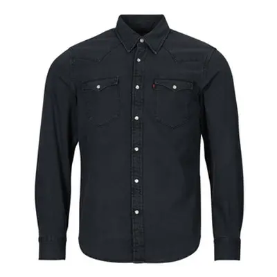 Levis CLASSIC WESTERN STANDARD men's Long sleeved Shirt in Blue