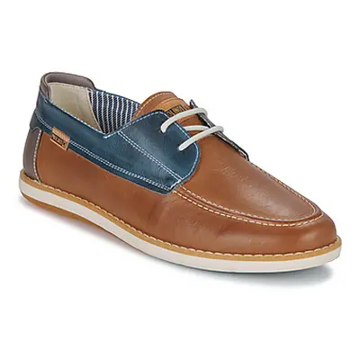 Pikolinos JUCAR men's Boat Shoes in Brown