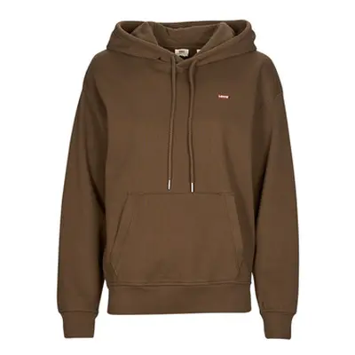 Levis STANDARD HOODIE women's Sweatshirt in Brown