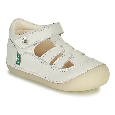 Kickers SUSHY boys's Children's Sandals in White