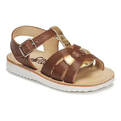 Citrouille et Compagnie MINOTTE girls's Children's Sandals in Brown