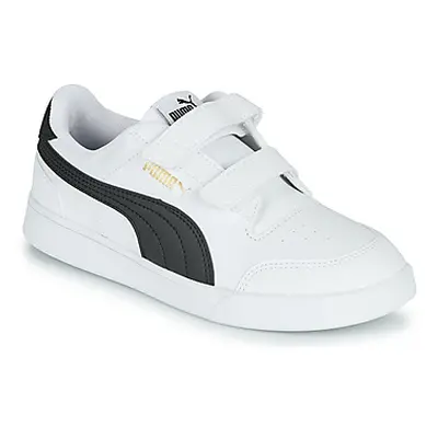 Puma SHUFFLE PS boys's Children's Shoes (Trainers) in White