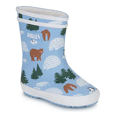 Aigle BABY FLAC F PT2 boys's Children's Wellington Boots in Blue