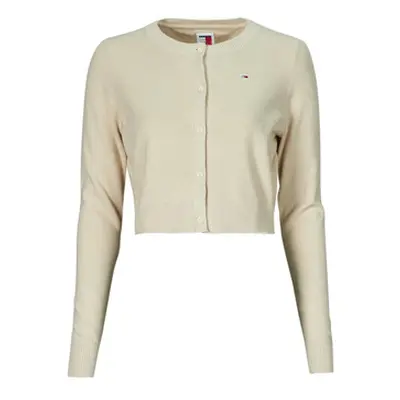 Tommy Jeans TJW CRP ESSENTIAL CARDIGAN women's in Beige