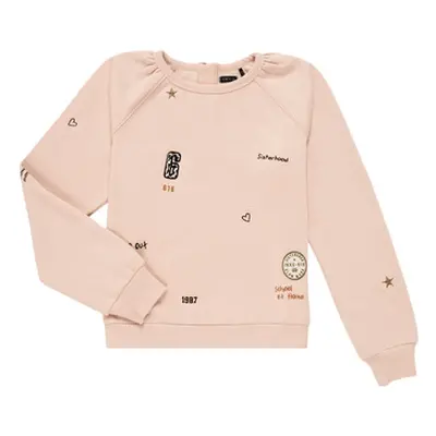 Ikks GROSEILLE girls's Children's Sweatshirt in Pink