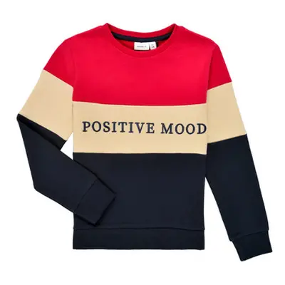 Name it NKFLIBEL LS SWEAT girls's Children's Sweatshirt in Multicolour