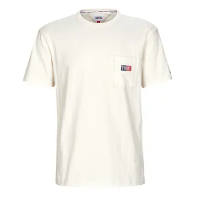 Tommy Jeans TJM CLSC TIMELESS TOMMY TEE men's T shirt in White