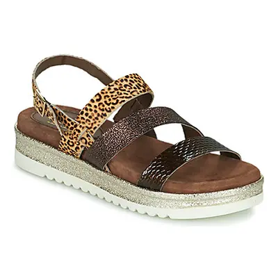 Metamorf'Ose Lacet women's Sandals in Brown