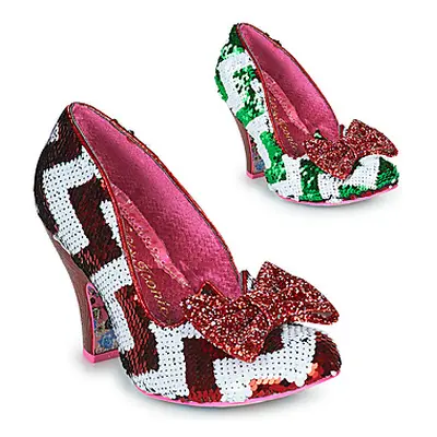 Irregular Choice Nick of Time women's Court Shoes in Red