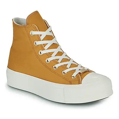 Converse CHUCK TAYLOR ALL STAR LIFT HI women's Shoes (High-top Trainers) in Yellow