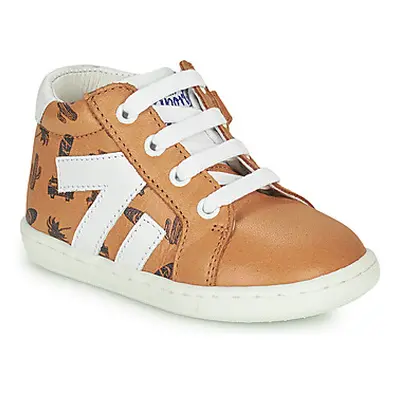 GBB ABOBA boys's Children's Shoes (High-top Trainers) in Brown